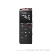 索尼 ICD-UX565F 高質(zhì)量數(shù)碼錄音筆 黑 8 GB（約6.40 GB＝6871947674字節(jié)）* / 記憶卡插槽：MicroSD / USB接口：有（內(nèi)置直插） / 錄音格式：線性 PCM/MP3 