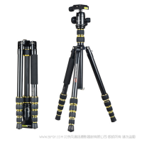 沃爾夫?qū)?wolfgang JZ-606+YT02   鋁合金 三腳架  適用于 索尼 佳能攝像機 等產(chǎn)品 單反相機 專微