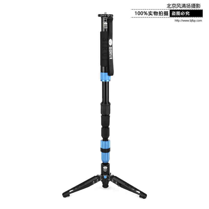 SIRUI 思銳 獨(dú)腳架 P204SR+VA5 專業(yè)單反相機(jī) 攝影便攜 三腳架套