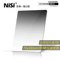 nisi耐司方形濾鏡70mm GND 0.9方鏡 軟硬反向 微單相機(jī)中灰漸變鏡